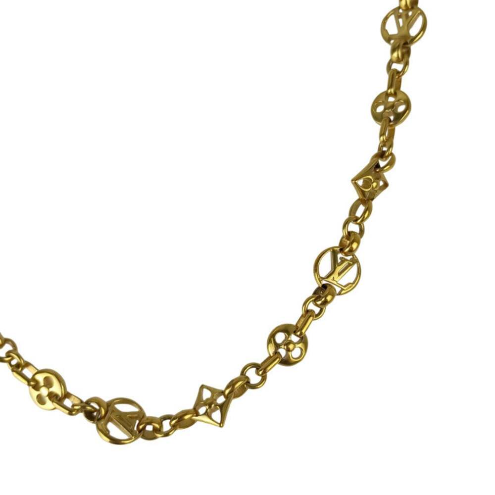 LOUIS VUITTON Gold Necklace - Picture 3 of 6
